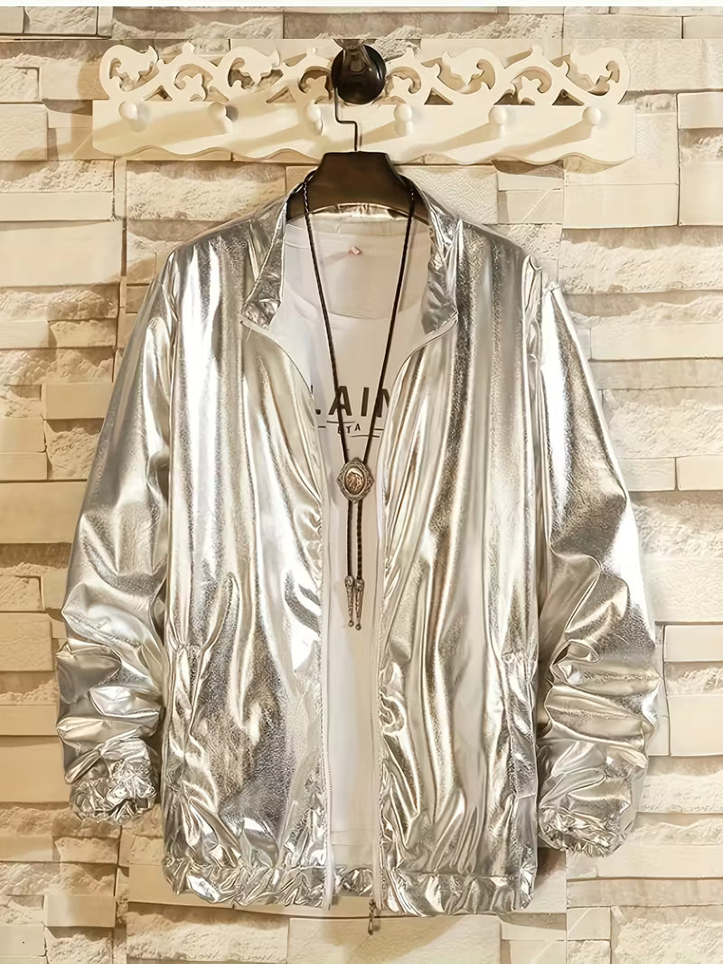 Drestival Metallic Stage Jacket for Men