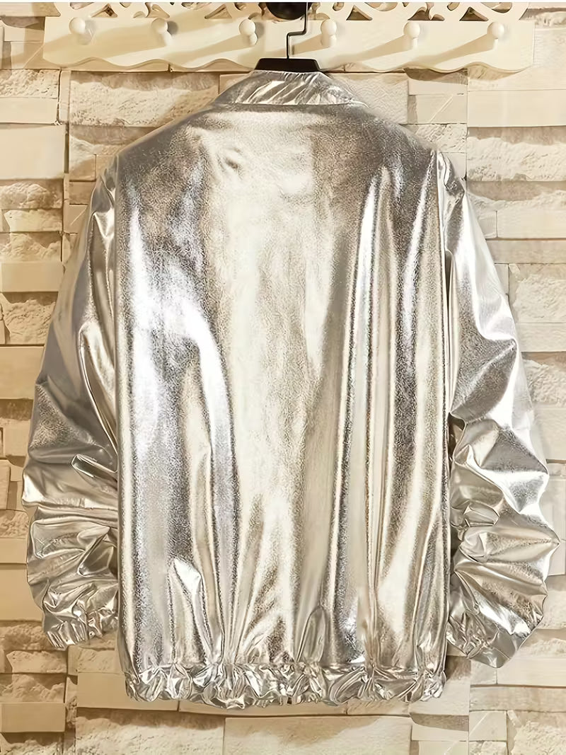 Drestival Metallic Stage Jacket for Men